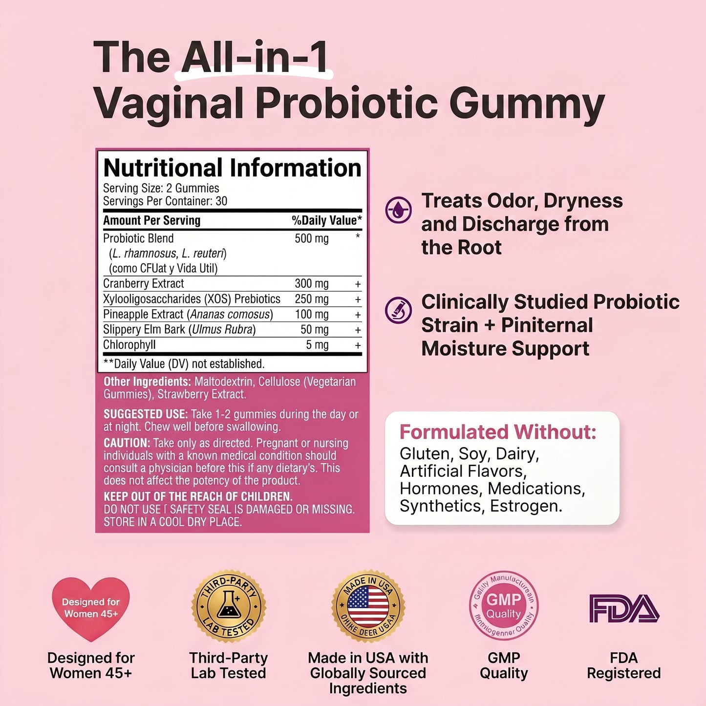 Fréa Gummies • Odor Control + pH Balance