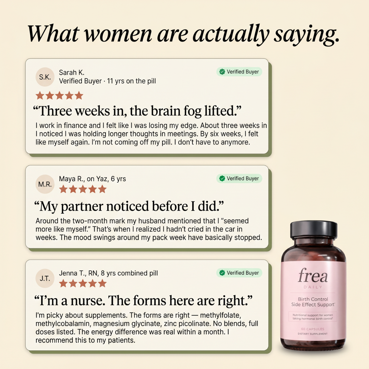 Birth Control Side Effect Support