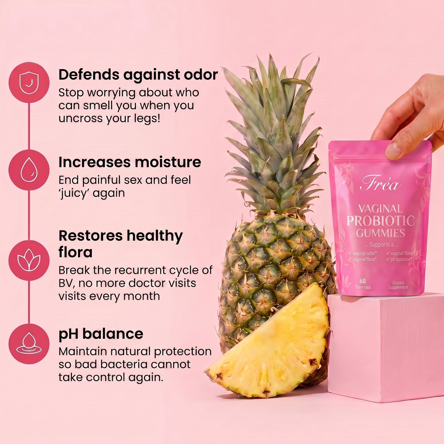 Fréa Gummies • Odor Control + pH Balance